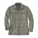 Carhartt Sherpa lined flannel plaid shirt basil