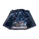 13 1/2 Night Rider Leder Weste schwarz