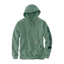 Carhartt Sleeve logo hoodie jade heather