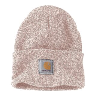 Carhartt Rib knit beanie ash rose marshmallow