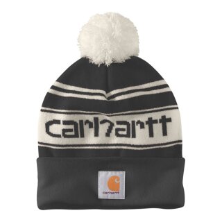 Carhartt Pom-pom logo beanie black