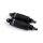 Legend Air-A 13" Luftfahrwerk Stoßdämpfer schwarz für Harley FLTR Road Glides 15-23