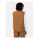 Dickies Duck Canvas vest stone washed brown duck