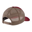 Carhartt Logo patch mesh cap carharttÂ® burgundy