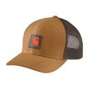 Carhartt Logo patch mesh cap carhartt® brown