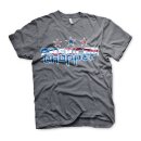 American Chopper Flag logo t-shirt dark heather