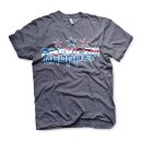 American Chopper Flag logo t-shirt navy heather