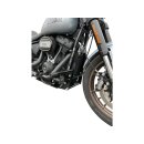 M8 Softail Club Style Engine Guard fits only with Mid Mount Foot Controls Black Gloss Powder Coated