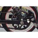 Sidemount License Plate Bracket Kit Germany 180 x 200 mm Black Powder Coated