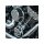 Finned Air Cleaner Chrome