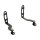 Sportster S and Nightster Front Turn Signal Bracket without Turn Signals Black Powder Coated