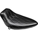 Bare Bones Solo Seat Diamond Stitch Black Vinyl