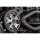 Premium Swing Arm Axle Cover with Ricks Logo Black Satin