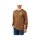 Relaxed Fit Heavyweight Long Sleeve Camo Logo Graphic...