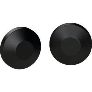 Swing Arm Axle Cover Black Powder Coated