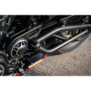 Swing Arm Axle Cover Black Powder Coated