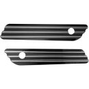 10-Gauge Saddlebag Latch Covers Black Anodized