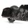 Double Slip-On Muffler Set Endcap Style Double Ring Black Ceramic Coated