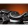 Bare Bones Gel Pillion Pad Smooth Black Vinyl