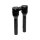 8" Clubstyle Straight Riser With Black Clamp Black
