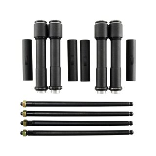 Ultima einstellbare Stößelstangen Kit schwarz für Harley Twin Cam 99-17