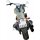 Heinz Bikes Portatarga 3in1 177x177mm Anodizzato nero