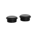 Smooth Swing Arm Axle Cover without Ricks Logo Black Satin