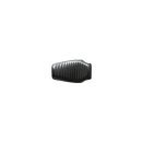 Bare Bones Solo Seat Pleated Stitch Black Vinyl