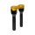 8" Clubstyle Straight Riser With Gold Clamp Black