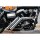 Firestarter Exhaust System , Without Heat Shield, Polished Smooth End Cap, 2,5" Polished