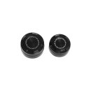 Premium Rear Axle Cover with Ricks Logo Black Powder Coated Satin