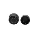 Premium Rear Axle Cover with Ricks Logo Black Powder Coated Satin
