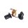 Shorty LED Turn Signals/Taillight/Brake Light with Bracket Black Smoke LED