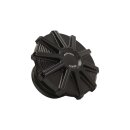 10-Gauge Gas Cap Vented Black Anodized