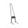 Stupid Tall Sissy Bar with Pad Gloss Black Powder Coated