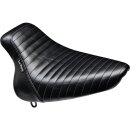 Bare Bones Solo Seat Pleated Stitch Black Vinyl