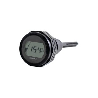 Temperature LCD Oil Dipstick 17- Milwaukee Eight Touring Black
