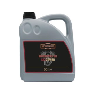 Motorcycle Engine Oil SAE 20W50 4 x 4 Liter (1.057 gal.)