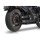 Double Slip-On Muffler Set Endcap Style Double Ring Black Ceramic Coated