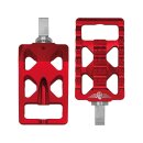MX V1 Passenger Pegs Red Anodized