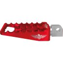 MX V1 Passenger Pegs Red Anodized
