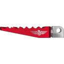 MX V1 Passenger Pegs Red Anodized