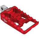 MX V1 Passenger Pegs Red Anodized