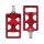 MX V1 Passenger Pegs Red Anodized