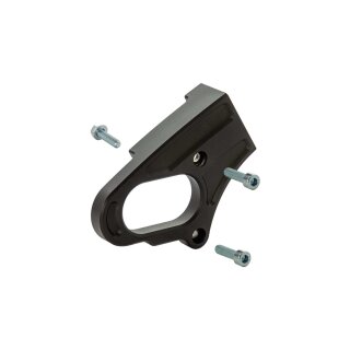 Sporster S Side Mount License Plate Bracket Only Bracket without License Plate Black Powder Coated