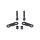 Front Turn Signal Bracket Black Powder Coated