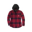 Rugged Flex Relaxed Fit Flannel Fleece-Lined Hooded Shirt...