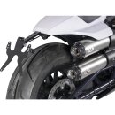 2 in 2 Sportster S Muffler Set Endcap Tracker Carbon Satin