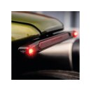 Nano 3 in 1 LED Lightbar with LED Turn Signals, Brake- and Taillight Black Powder Coated Tinted LED