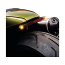 Nano 3 in 1 LED Lightbar with LED Turn Signals, Brake- and Taillight Black Powder Coated Tinted LED